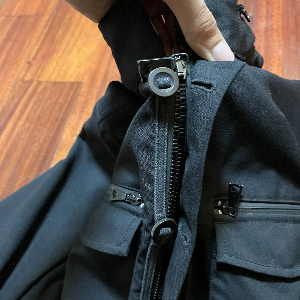 John Varvatos Field Jacket Mens 48 Wool Blend Lined Military Pockets Preppy READ